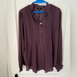 NYDJ patterned blouse